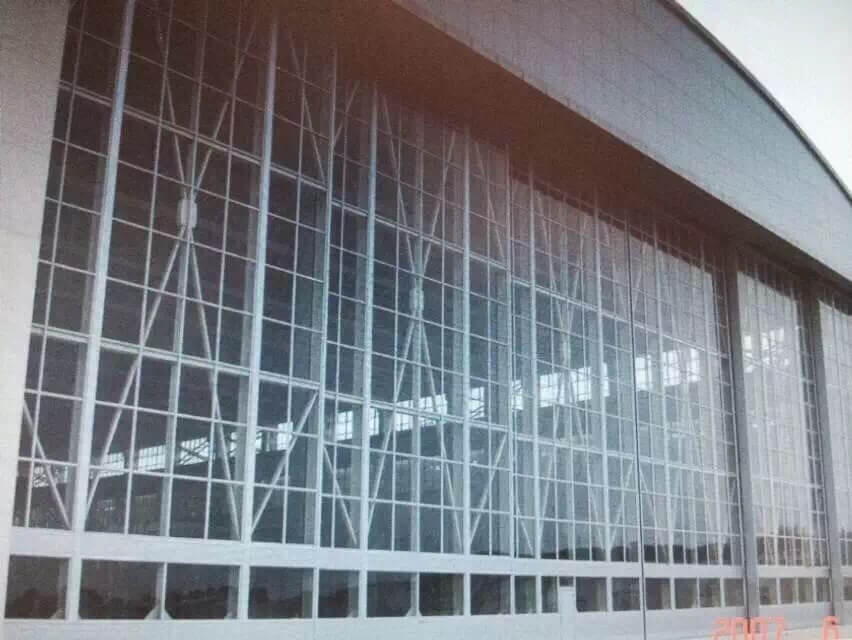 Large Aircraft Hangar Door: Shanghai Airport Large Aircraft Hangar Door